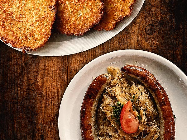 Potato bratwurst